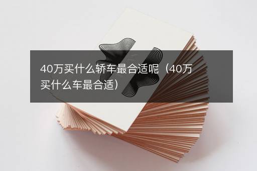 40万买什么轿车最合适呢（40万买什么车最合适）