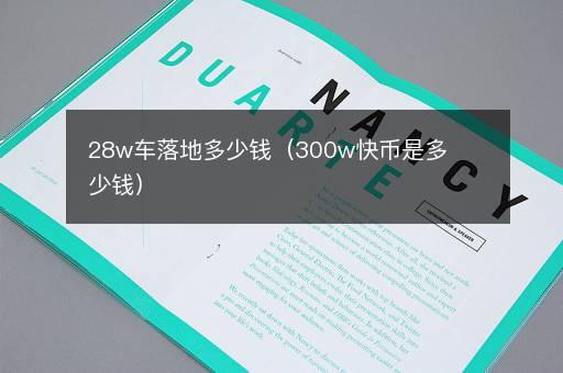 28w车落地多少钱（300w快币是多少钱）
