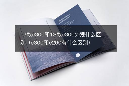 17款e300和18款e300外观什么区别（e300和e260有什么区别）