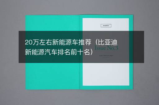 20万左右新能源车推荐（比亚迪新能源汽车排名前十名）