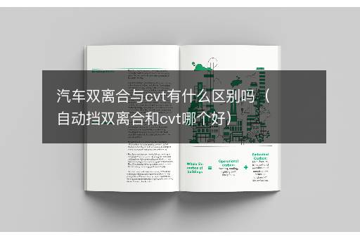 汽车双离合与cvt有什么区别吗（自动挡双离合和cvt哪个好）