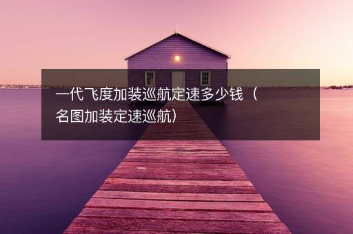 一代飞度加装巡航定速多少钱（名图加装定速巡航）
